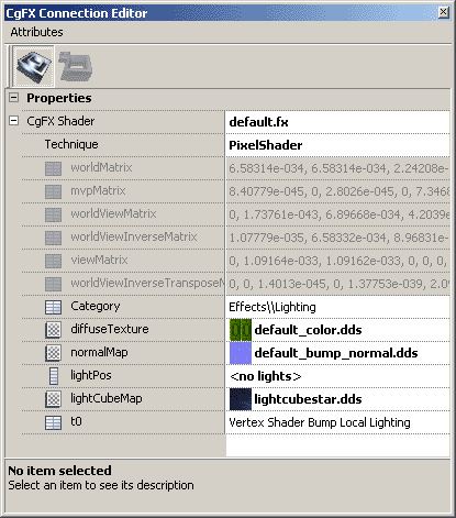 The Connection Editor