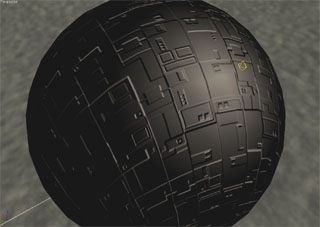 Apply the normal map to the model using a normal map shader